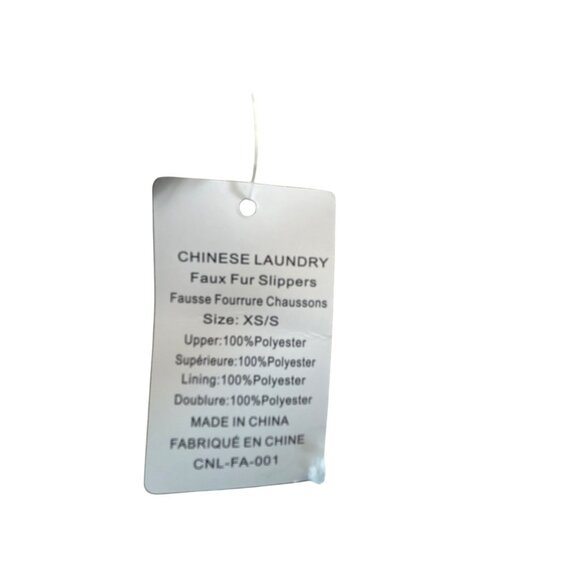 Chinese Laundry Womens Slippers Tan/Cream Faux Fur Size XS/S NWT - Picture 7 of 8